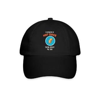 Hot-dog Hot-dogs - Casquette classique - noir/noir - Devant