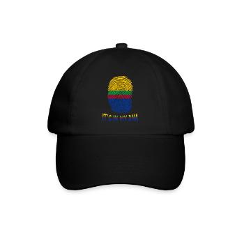 t shirt flag of Appingedam it's in my dna - Baseball Cap - black/black - Front
