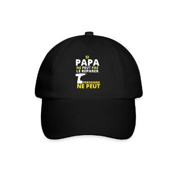 bricoleur, bricoleur, bricolage - Casquette classique - noir/noir - Devant