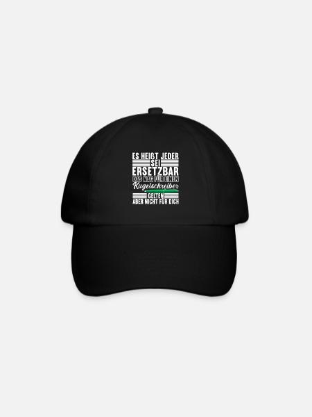 Abschiedsgeschenk Jobwechsel Kollege - Baseballkappe - Schwarz/Schwarz