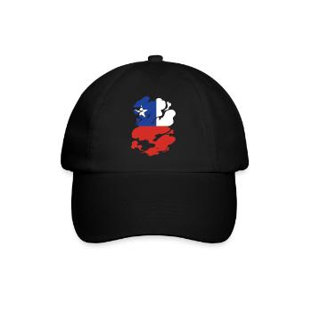 Chile Flag South America Chilean Flag Vintage - Baseball Cap - black/black - Front