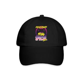 Released 1986 Special Edition - Baseballkappe - Schwarz/Schwarz - Vorne