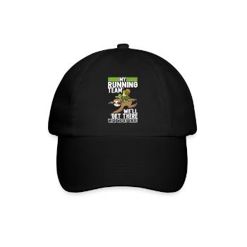 Jogging Sport Dicton amusant - Casquette classique - noir/noir - Devant