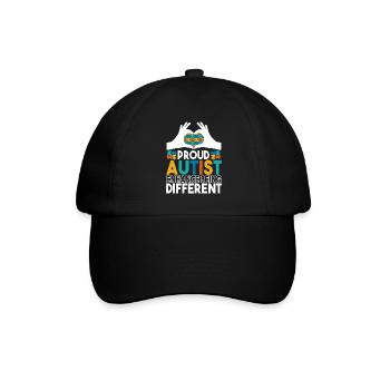 Autistic Autism Autistic - Baseball Cap - black/black - Front