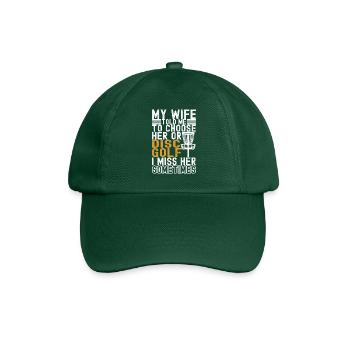 Disc Golf Disc Golfer - Baseball Cap - bottle green - Front