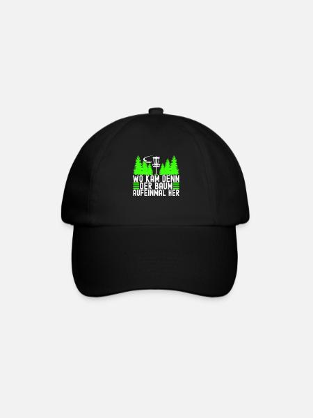 Disc Golf Disc Golfer - Baseballkappe - Schwarz/Schwarz