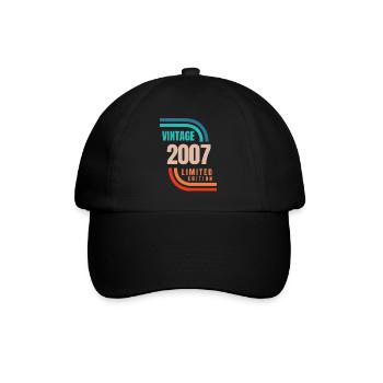 Édition limitée Millésime 2007 - Casquette classique - noir/noir - Devant