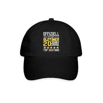 Dienstjubiläum 20 Jahre Kollege Firmenjubiläum - Baseballkappe - Schwarz/Schwarz - Vorne
