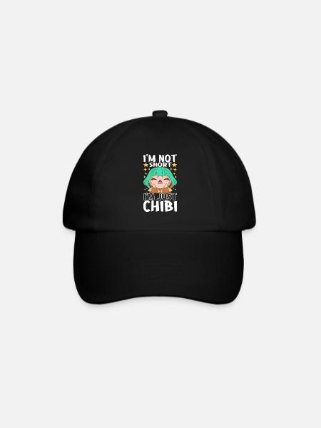 Anime Chibi Fille - Casquette classique - noir/noir