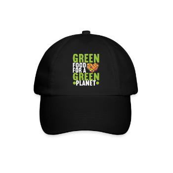 Vegan Vegetarians - Baseball Cap - black/black - Front