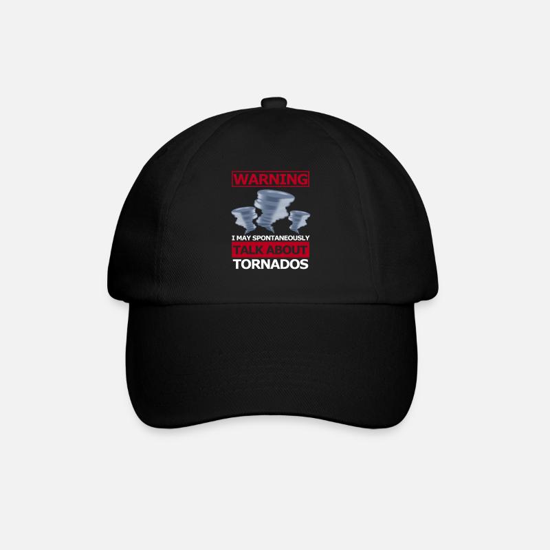 Tornado - Baseballkappe - Schwarz/Schwarz