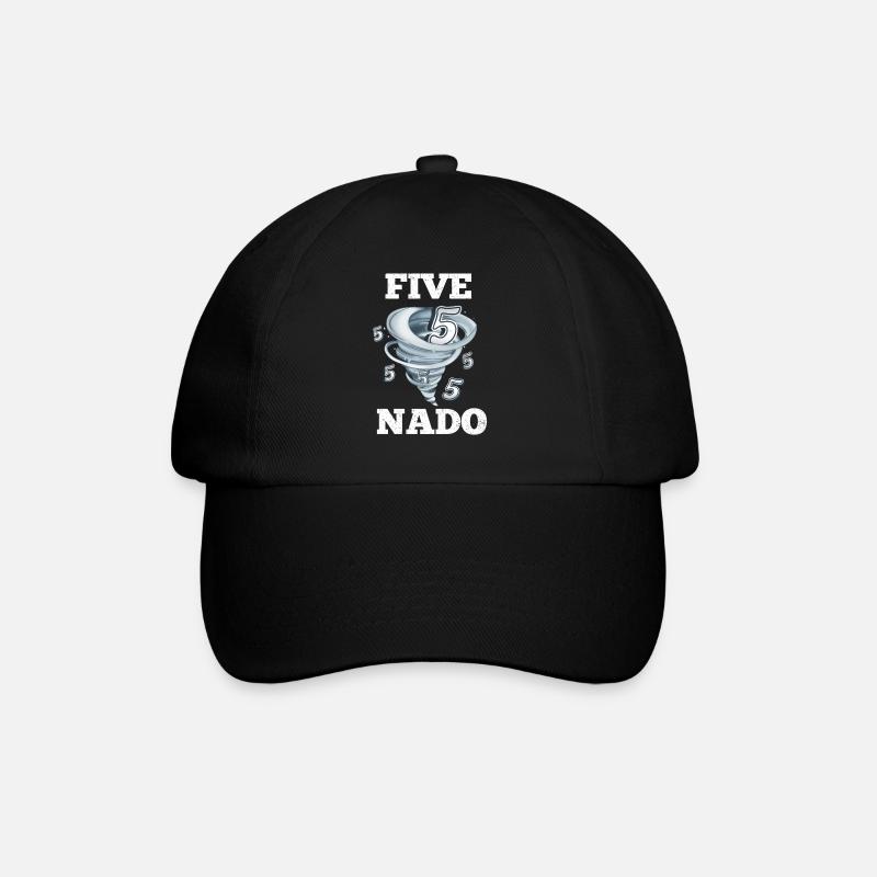 Tornade du 5e anniversaire - Casquette classique - noir/noir