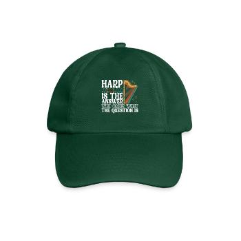 Harp Harp Player - Baseball Cap - bottle green - Front