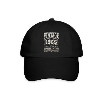 Legends are born in 1965 - Baseball Cap - black/black - Front