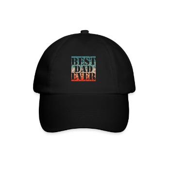 Best father ever - Baseball Cap - black/black - Front