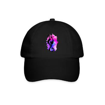 Cat Ink - Baseball Cap - black/black - Front