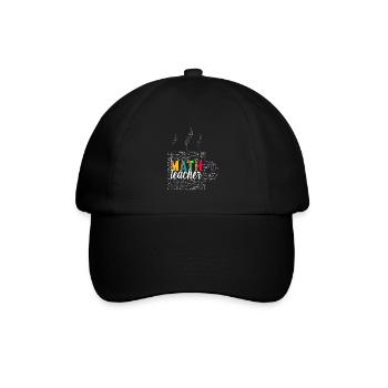 Professeur de mathématiques - Casquette classique - noir/noir - Devant