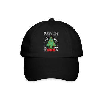 Chemistree Laid Noël - Casquette classique - noir/noir - Devant