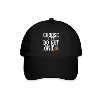 Blacksmith Forging Anvil - Baseball Cap - black/black - Front