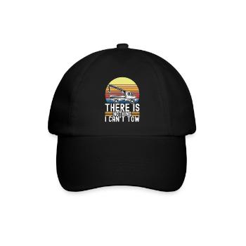 Abschleppwagen Abschleppdienst - Baseballkappe - Schwarz/Schwarz - Vorne