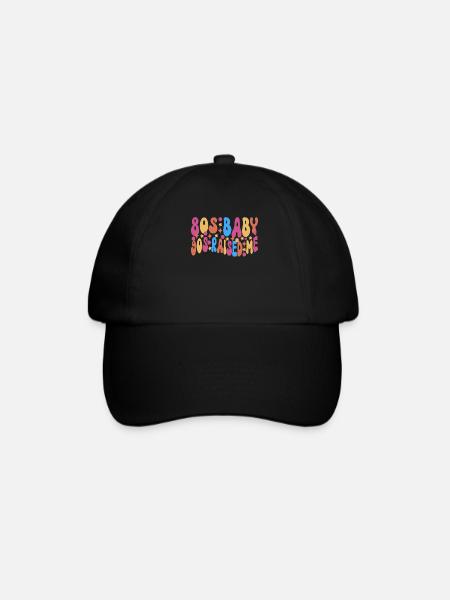 90er Jahre 90s 90er Party - Baseballkappe - Schwarz/Schwarz