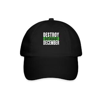 Programmer Computer Scientist - Baseball Cap - black/black - Front