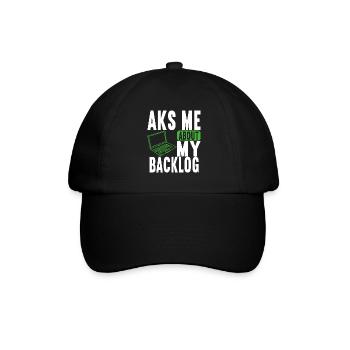 Programmer Computer Scientist - Baseball Cap - black/black - Front