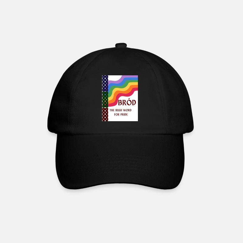 BRÓD, the Irish word for Pride. - Baseball Cap - black/black