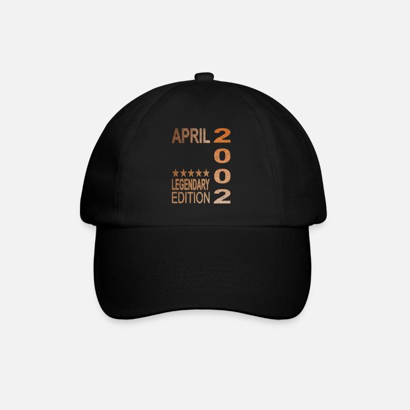 Légendaire édition d’avril 2002 - Casquette classique - noir/noir