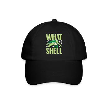 Turtle Turtle Aquatic turtle - Baseball Cap - black/black - Front