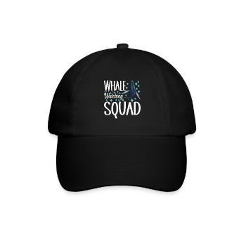 Whale Watchers - Baseball Cap - black/black - Front