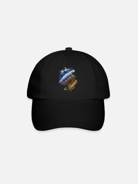 Spaceship - Baseballkappe - Schwarz/Schwarz