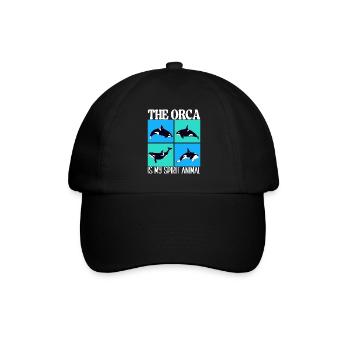 Orques d’observation des baleines - Casquette classique - noir/noir - Devant