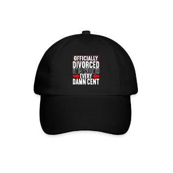 Divorce Divorcé - Casquette classique - noir/noir - Devant