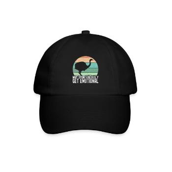 Emu Strauss - Baseball Cap - black/black - Front