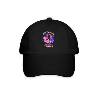 Women Tennis Girl - Baseball Cap - black/black - Front