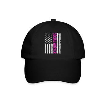 Travailleur social - American Patriot Patriotic Social - Casquette classique - noir/noir - Devant