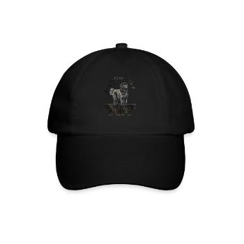 Neufundländer - Baseballkappe - Schwarz/Schwarz - Vorne