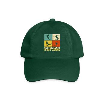 Skiers - Baseball Cap - bottle green - Front