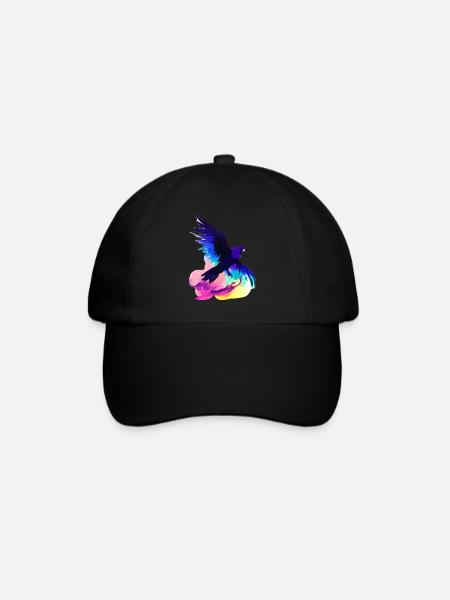 Budgerigar cockatiel oiseau propriétaire oiseau - Casquette classique - noir/noir