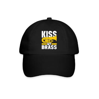 Tuba tuba player - Baseball Cap - black/black - Front