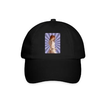 Sexy T-Shirt Redhead Girl Woman Pinup Comic Pop - Casquette classique - noir/noir - Devant