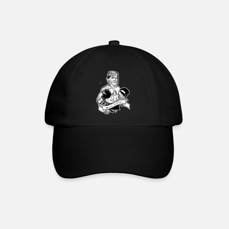 Rieser Grantler // Illustration - Baseballkappe - Schwarz/Schwarz
