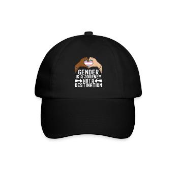 Transgender Trans LGBTQ - Baseball Cap - black/black - Front
