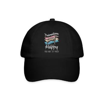 Dog breed paws points animal lover - Baseball Cap - black/black - Front