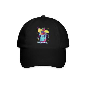 Cocktail Kawaii 4 - Casquette classique - noir/noir - Devant