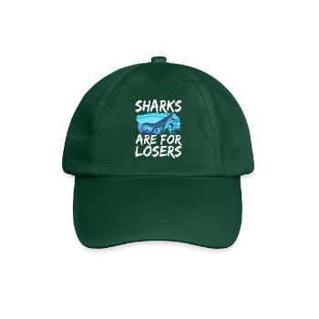 Mosasaurus Dinosaurier - Baseballkappe - Flaschengrün - Vorne