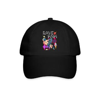 House, Techno, Musique, Électro, Danse - Casquette classique - noir/noir - Devant