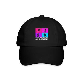Roller derby - Baseball Cap - black/black - Front