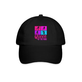Roller derby - Casquette classique - noir/noir - Devant